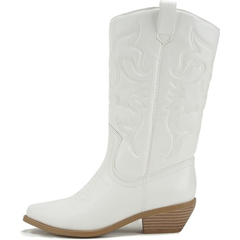 Gracia Stylish Western Pointed Cowboy Boots for Men & Women - Trendy Leather Footwear