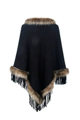 Stylish Winter Poncho for Women - Sophie