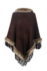 Stylish Winter Poncho for Women - Sophie