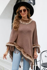 Stylish Winter Poncho for Women - Sophie