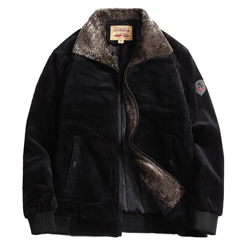 Stylish Wool Blend Winter Coat for Men - Liam