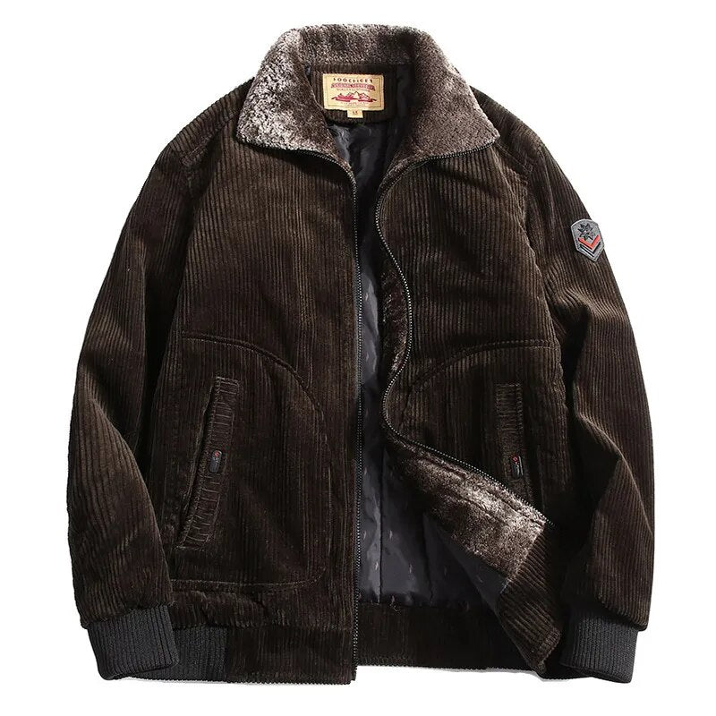 Stylish Wool Blend Winter Coat for Men - Liam
