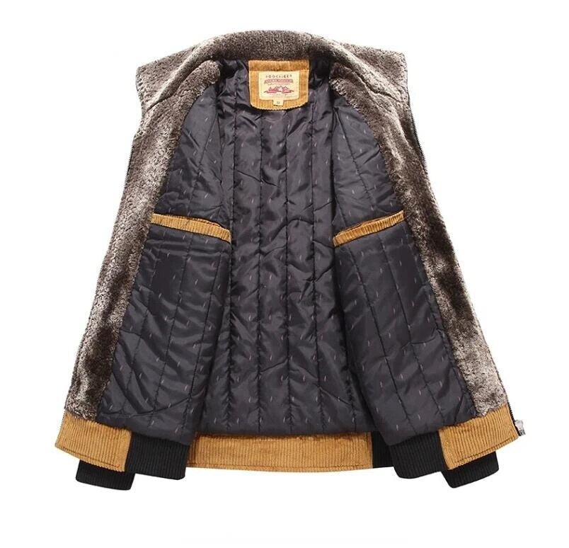 Stylish Wool Blend Winter Coat for Men - Liam