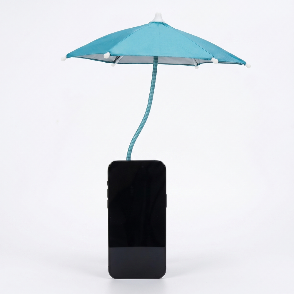 Phone Sun Shade Umbrella – Adjustable Gooseneck, Magnetic & Hands-Free