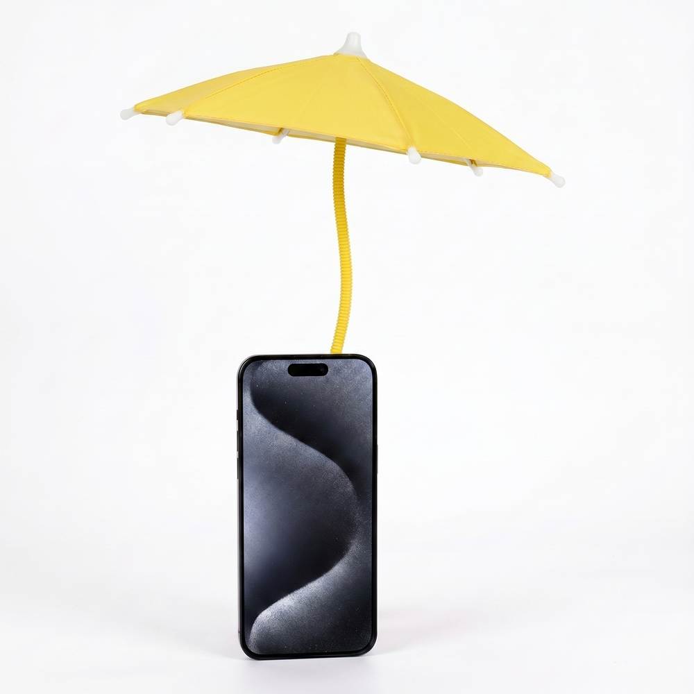Phone Sun Shade Umbrella – Adjustable Gooseneck, Magnetic & Hands-Free