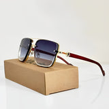 Aviator Sunglasses – Gradient Lens, UV400 Protection & Lightweight Design