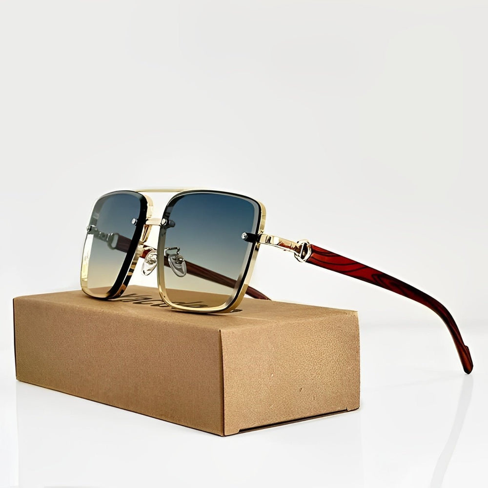 Aviator Sunglasses – Gradient Lens, UV400 Protection & Lightweight Design