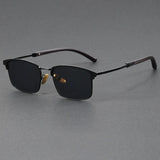 Browline Sunglasses – Half-Frame, Polarized UV400 Protection, Classic Style