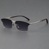 Browline Sunglasses – Half-Frame, Polarized UV400 Protection, Classic Style