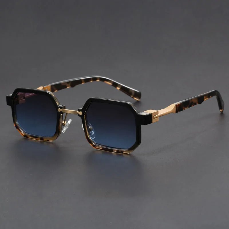 Octagon Sunglasses – Matte Acetate Frame, Geometric Style, UV Protection