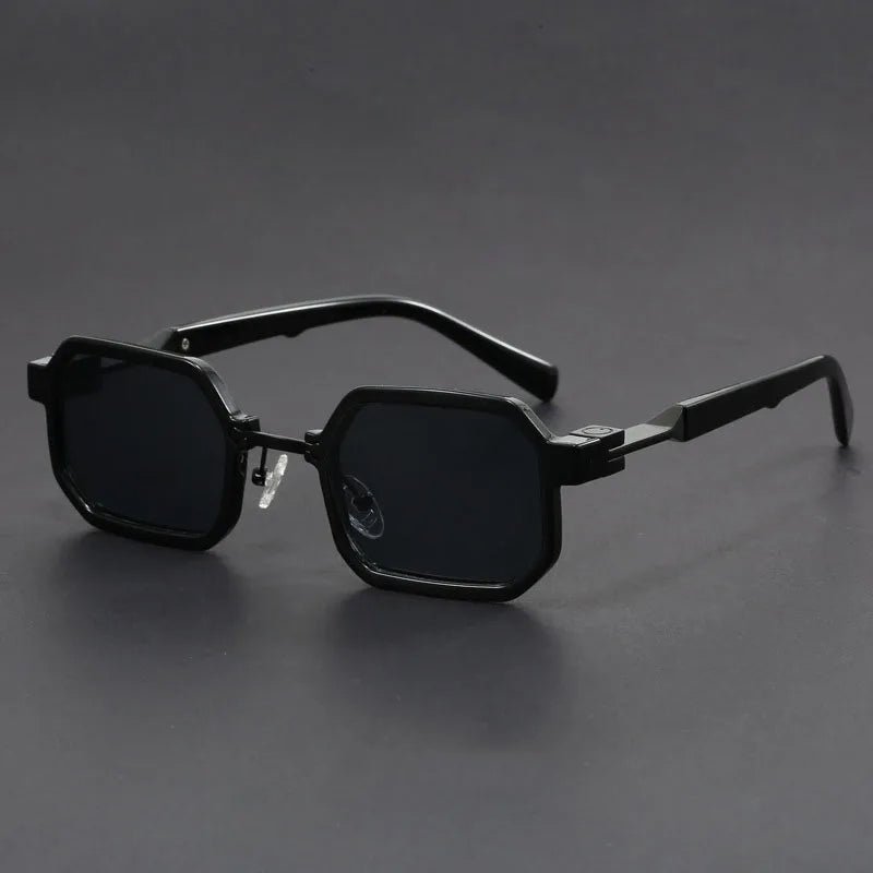 Octagon Sunglasses – Matte Acetate Frame, Geometric Style, UV Protection