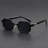 Octagon Sunglasses – Matte Acetate Frame, Geometric Style, UV Protection