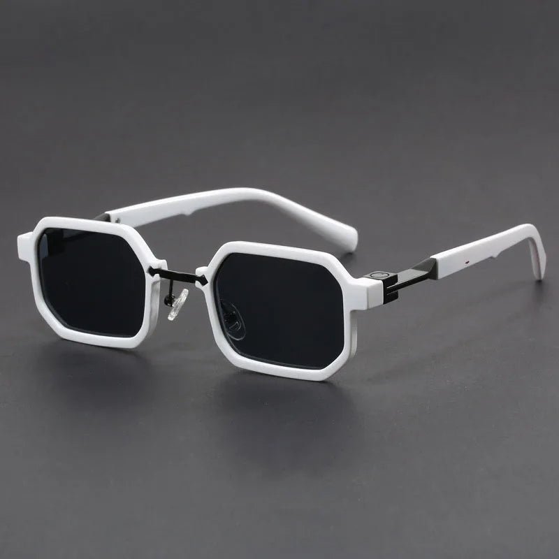 Octagon Sunglasses – Matte Acetate Frame, Geometric Style, UV Protection