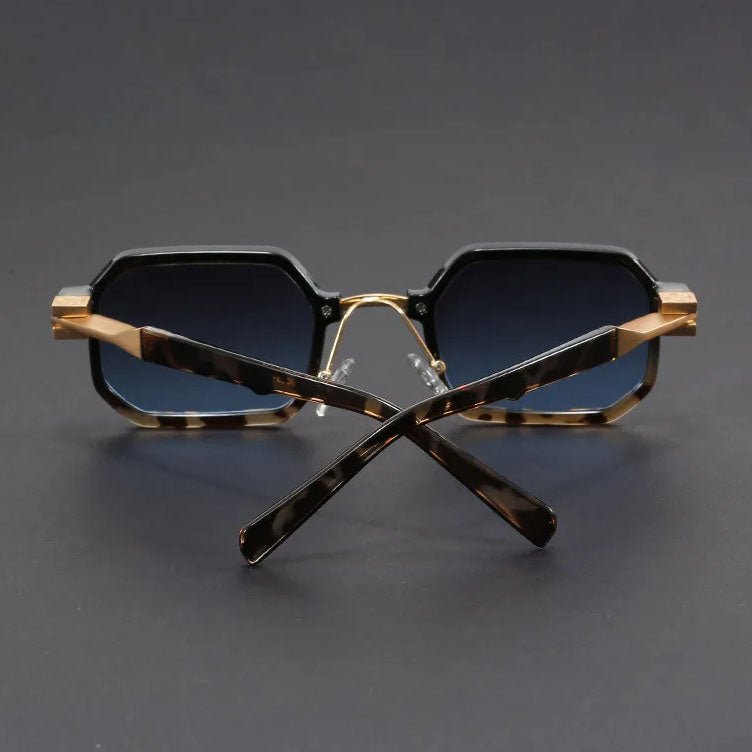 Octagon Sunglasses – Matte Acetate Frame, Geometric Style, UV Protection