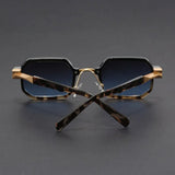 Octagon Sunglasses – Matte Acetate Frame, Geometric Style, UV Protection