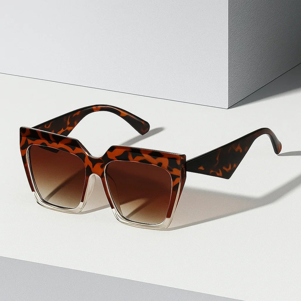 Oversized Square Sunglasses – Retro Style, Lightweight, UV400 Protection