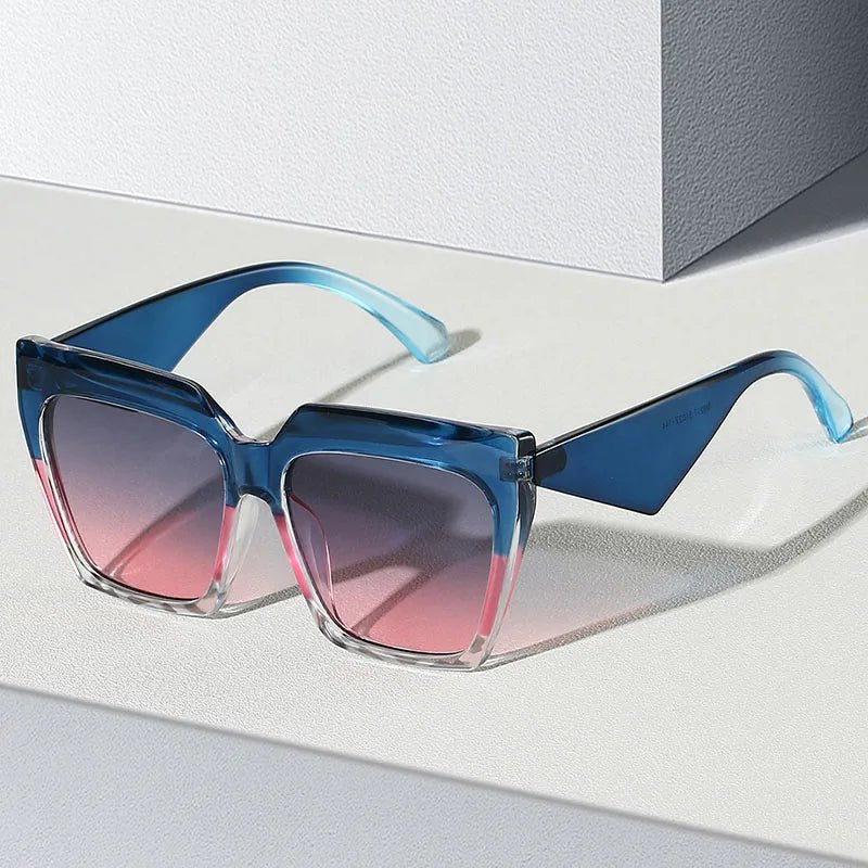Oversized Square Sunglasses – Retro Style, Lightweight, UV400 Protection
