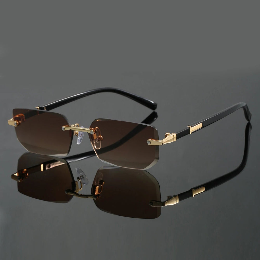 Rimless Sunglasses – Cut Edge Design, Lightweight Build, UV400 Protection