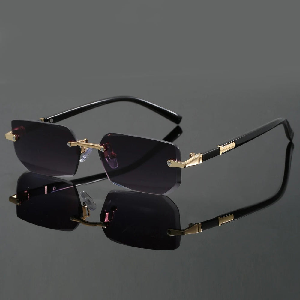 Rimless Sunglasses – Cut Edge Design, Lightweight Build, UV400 Protection