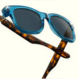 Square Sunglasses – Tortoiseshell Acetate Frame, UV400 Protection, Unisex