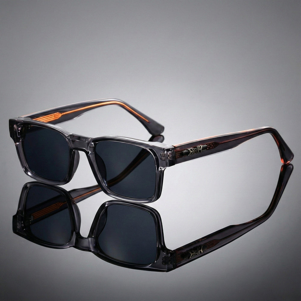 Square Sunglasses – Tortoiseshell Acetate Frame, UV400 Protection, Unisex