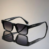 Square Sunglasses – Tortoiseshell Acetate Frame, UV400 Protection, Unisex