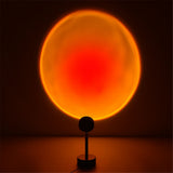 Ambient Glow Lamp - Warm Sunset Projection Light for Cozy Atmosphere