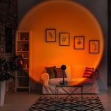 Ambient Glow Lamp - Warm Sunset Projection Light for Cozy Atmosphere