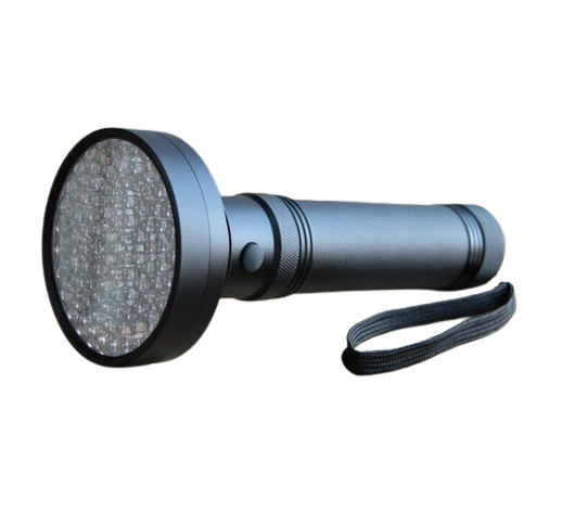 UV Flashlight 395nm – Aluminum Alloy, IPX4 Waterproof & 21/51/100 LEDs