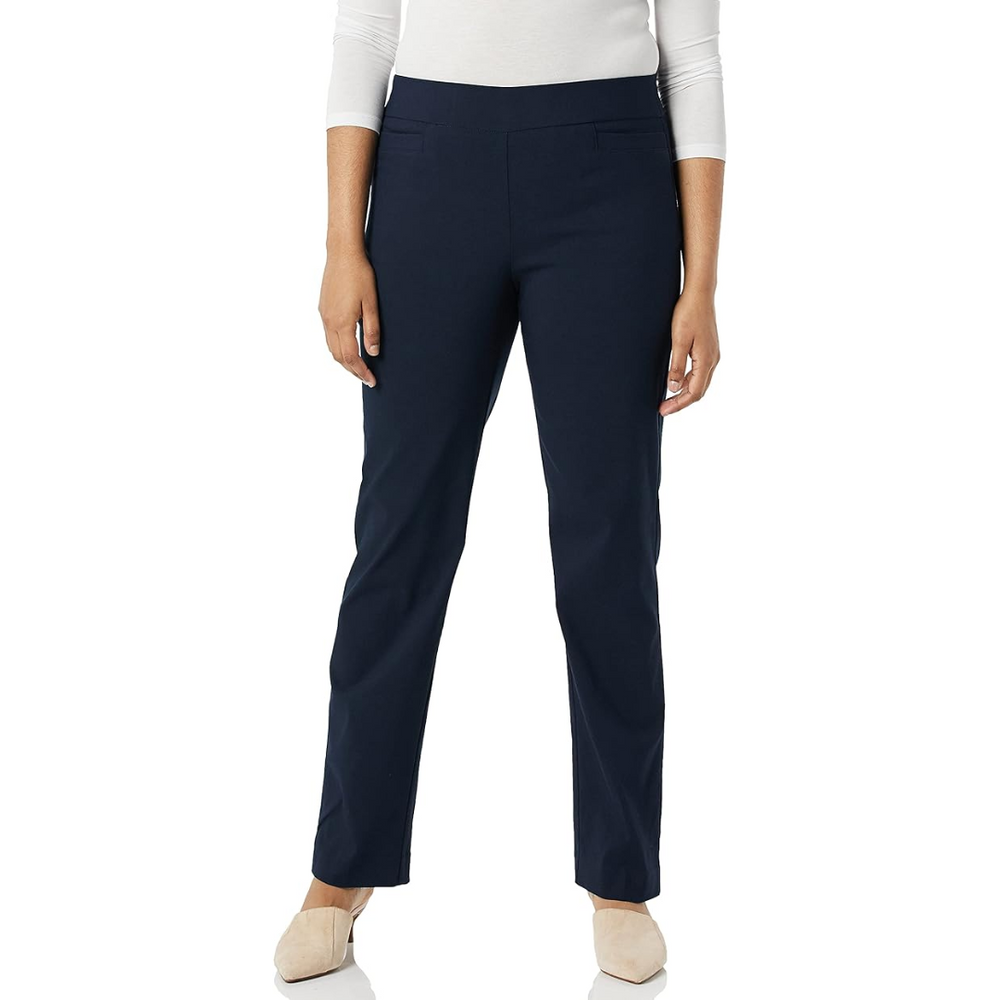 Ilona Super Stretch Career Trousers with Stylish Welt Pockets - Comfortable & Professional Fit