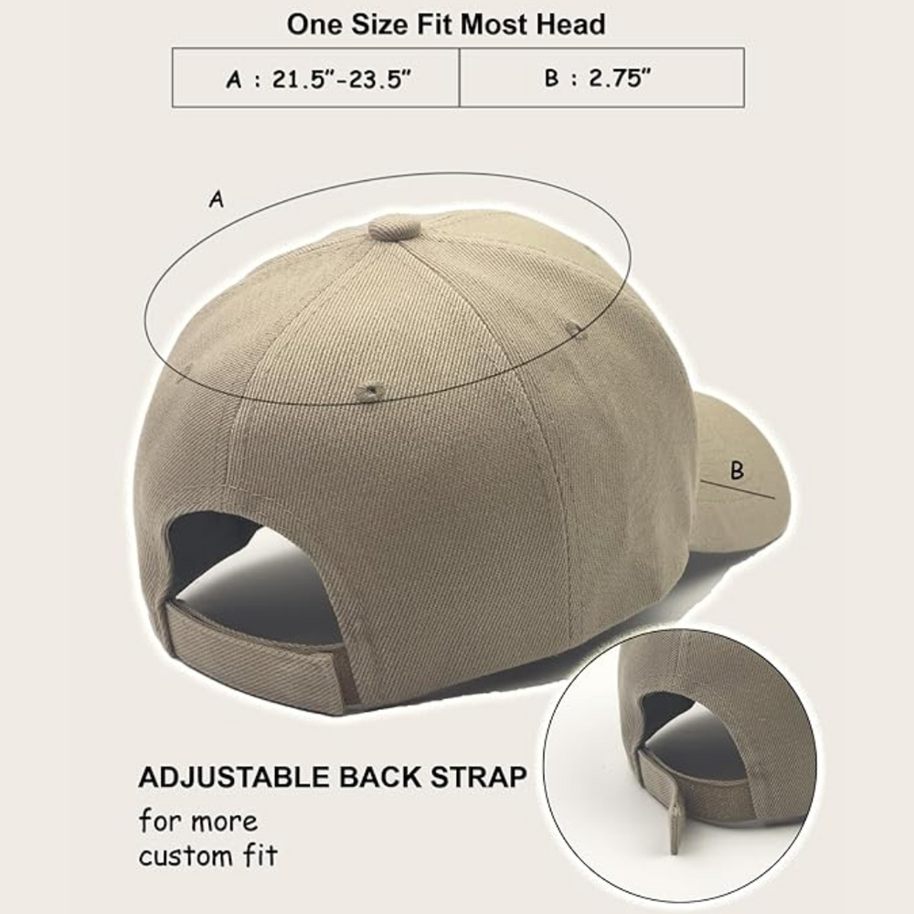 Simon Sustainable Adjustable Performance Baseball Cap - Eco-Friendly, Breathable, and Comfortable Fit