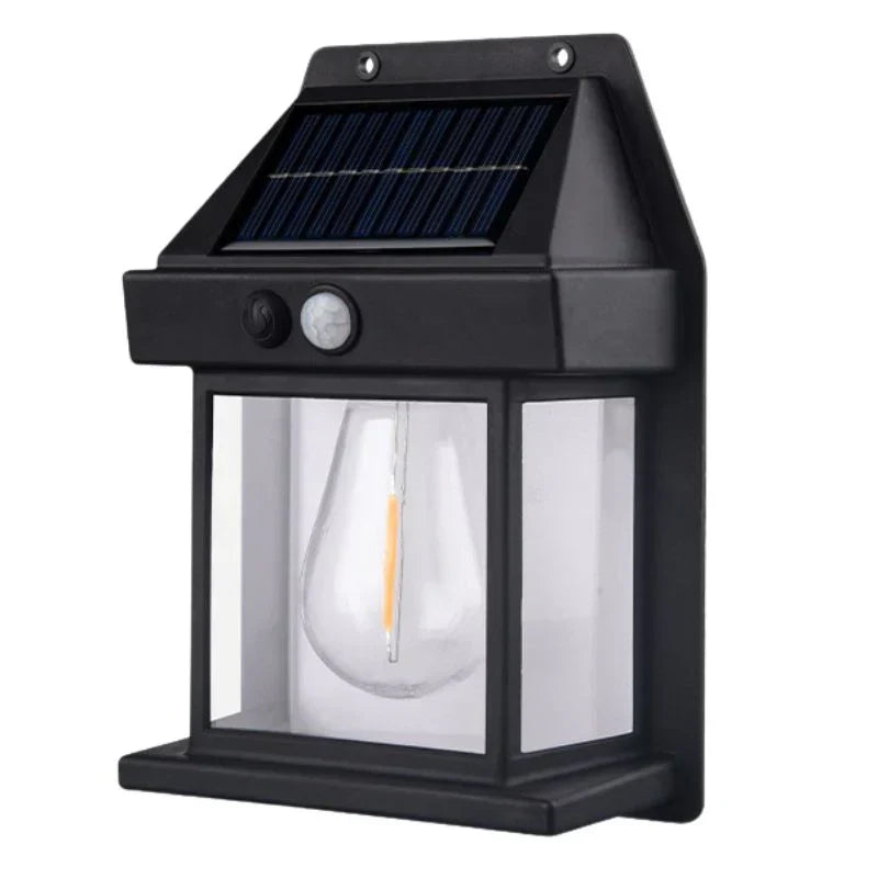 Enhanced Product Title: **Solaris Sustainable Solar Wall Lamp – Eco-Friendly Outdoor Lighting Solution**