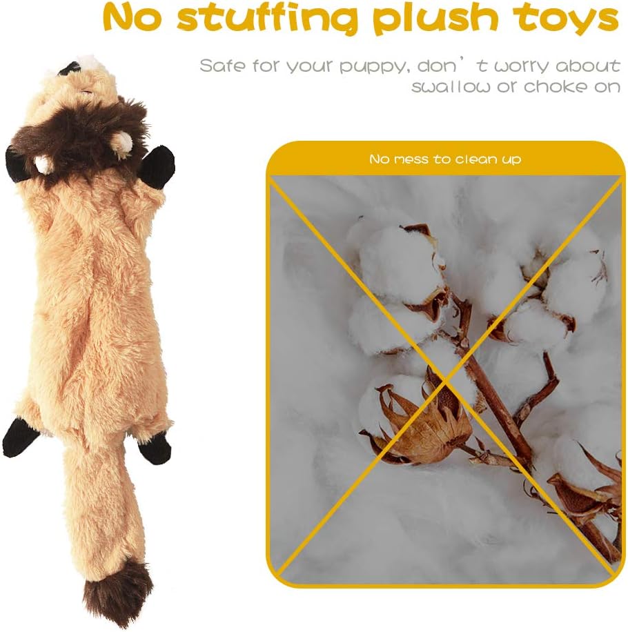 Eco-Friendly Squeaky Dog Toy Set - 5 Durable & Sustainable Toys for Happy Pups