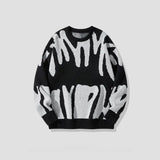 Sweater with Bold Abstract Pattern - Tobias - 3