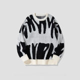 Sweater with Bold Abstract Pattern - Tobias