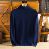 Luxurious Men's Pure Cashmere Turtleneck Sweater - Soft, Warm & Stylish Knitwear for Every Occasion