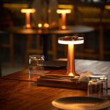 Table Lamp Cordless Metal Rechargeable Dimmable LED Light