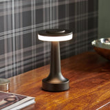 Table Lamp Cordless Metal Rechargeable Dimmable LED Light