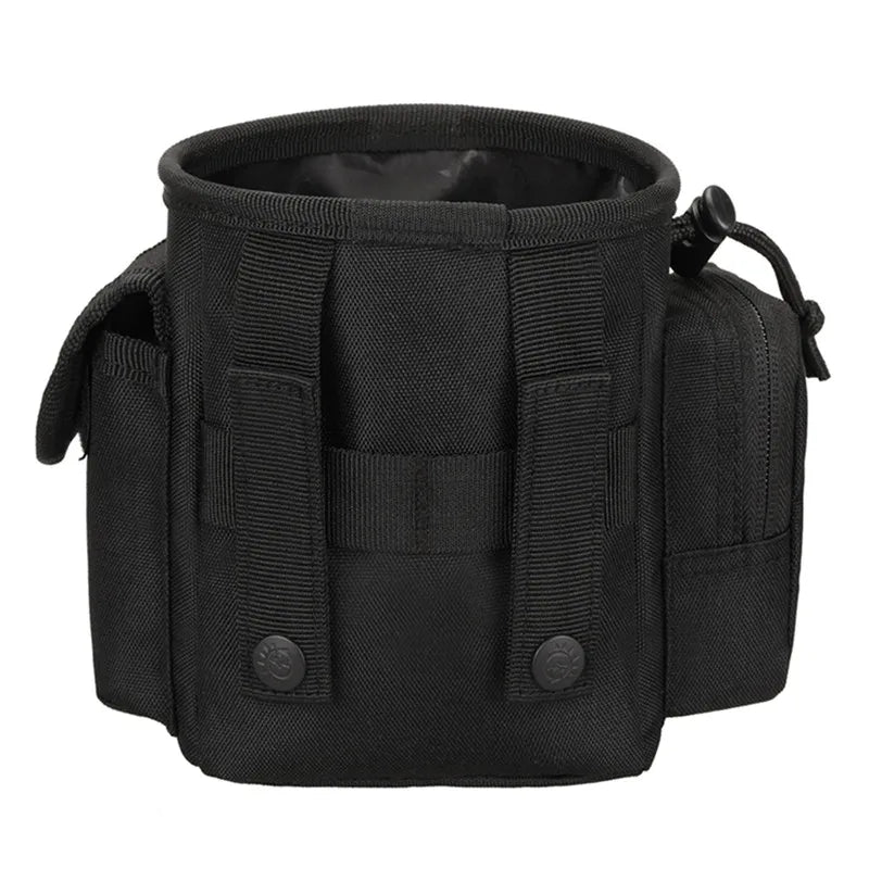 Enhanced Product Title: "Tactical Dog Treat Pouch - Durable, Waterproof Training Bag with Adjustable Belt for Easy Access" 

This optimized title includes relevant keywords and highlights key features, making it more appealing for Google Shopping searches