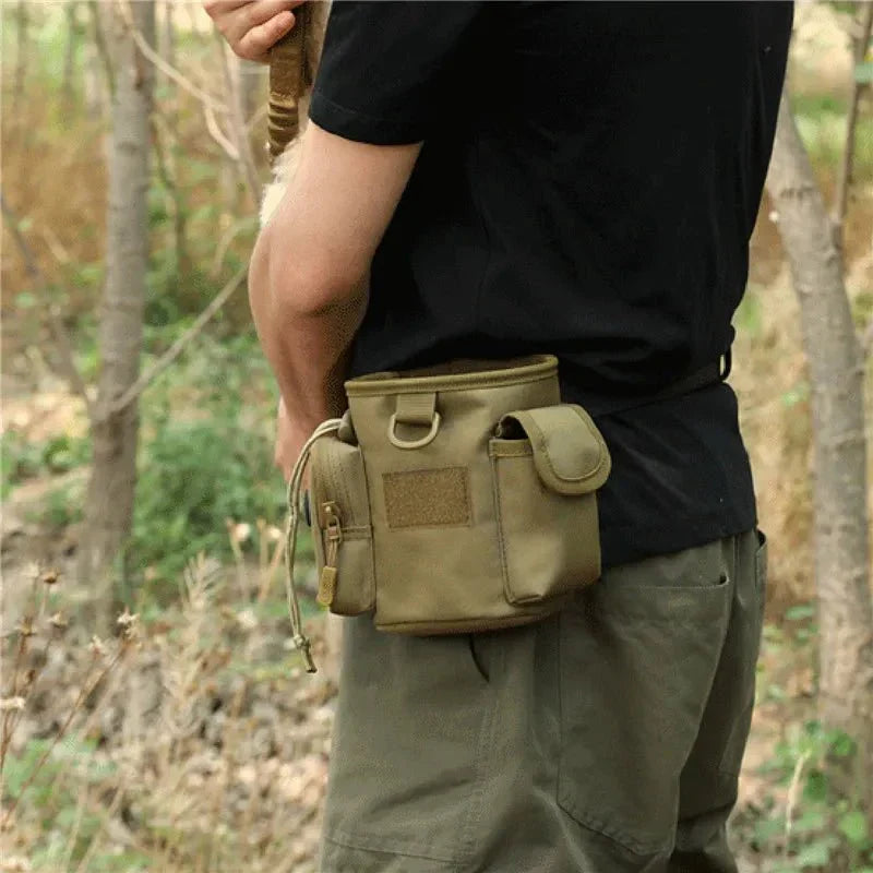 Enhanced Product Title: "Tactical Dog Treat Pouch - Durable, Waterproof Training Bag with Adjustable Belt for Easy Access" 

This optimized title includes relevant keywords and highlights key features, making it more appealing for Google Shopping searches