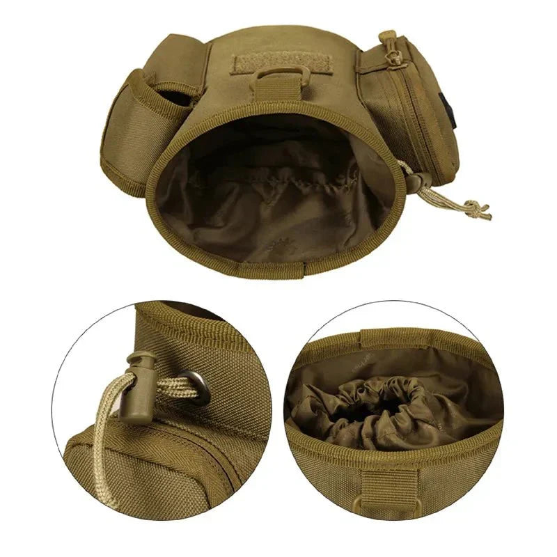 Enhanced Product Title: "Tactical Dog Treat Pouch - Durable, Waterproof Training Bag with Adjustable Belt for Easy Access" 

This optimized title includes relevant keywords and highlights key features, making it more appealing for Google Shopping searches