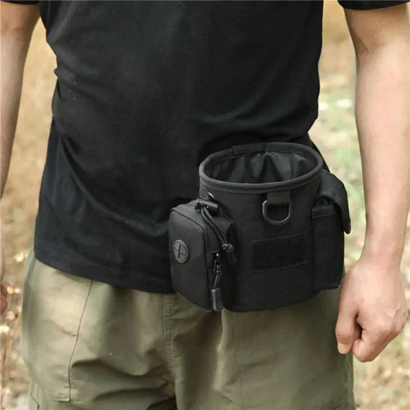 Enhanced Product Title: "Tactical Dog Treat Pouch - Durable, Waterproof Training Bag with Adjustable Belt for Easy Access" 

This optimized title includes relevant keywords and highlights key features, making it more appealing for Google Shopping searches