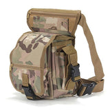 Men's Durable Tactical Drop Leg Bag - Water-Resistant, Multi-Pocket Design for Outdoor Gear & Everyday Use