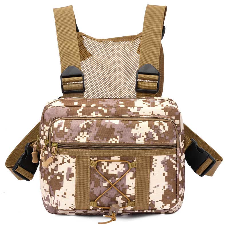 Durable Water-Resistant Tactical Chest Rig Bag – Multi-Pocket Outdoor Gear for Hiking, Camping, and Adventure