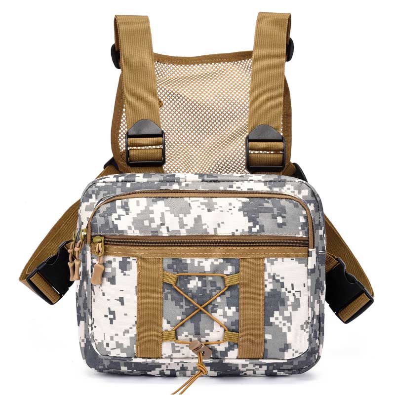 Durable Water-Resistant Tactical Chest Rig Bag – Multi-Pocket Outdoor Gear for Hiking, Camping, and Adventure