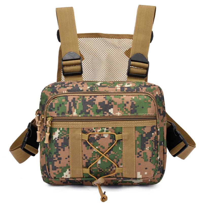 Durable Water-Resistant Tactical Chest Rig Bag – Multi-Pocket Outdoor Gear for Hiking, Camping, and Adventure