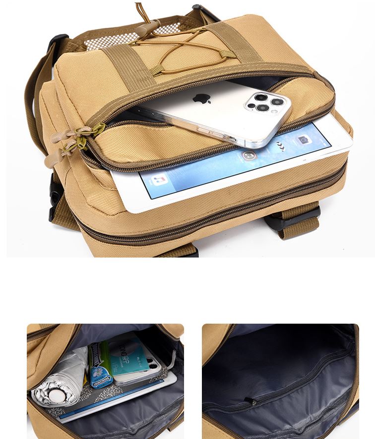 Durable Water-Resistant Tactical Chest Rig Bag – Multi-Pocket Outdoor Gear for Hiking, Camping, and Adventure