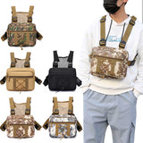 Durable Water-Resistant Tactical Chest Rig Bag – Multi-Pocket Outdoor Gear for Hiking, Camping, and Adventure