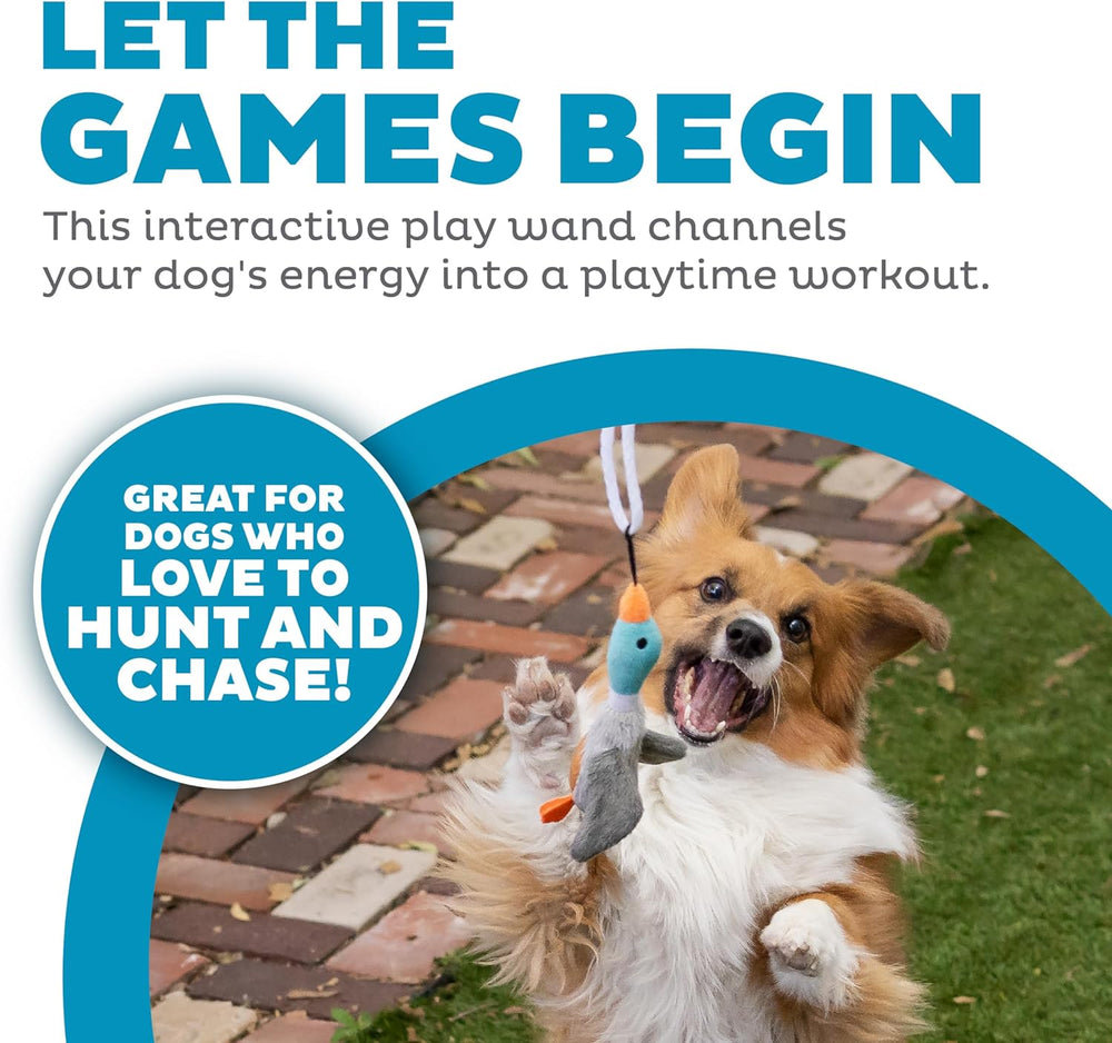 Tail Teaser Dog Play Stick - Interactive Toy for Fun & Exercise | Ideal for All Breeds!