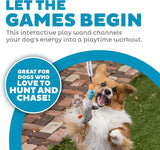 Tail Teaser Dog Play Stick - Interactive Toy for Fun & Exercise | Ideal for All Breeds!